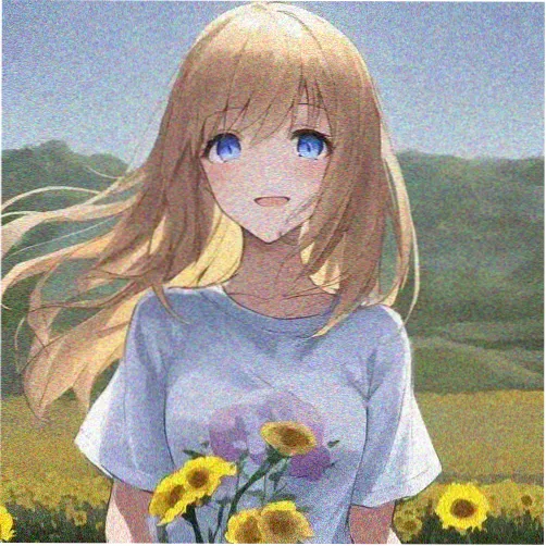 动画女主角桑稚角色头像